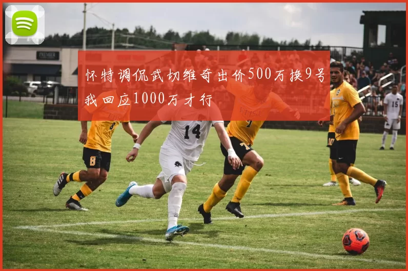 怀特调侃武切维奇出价500万换9号我回应1000万才行